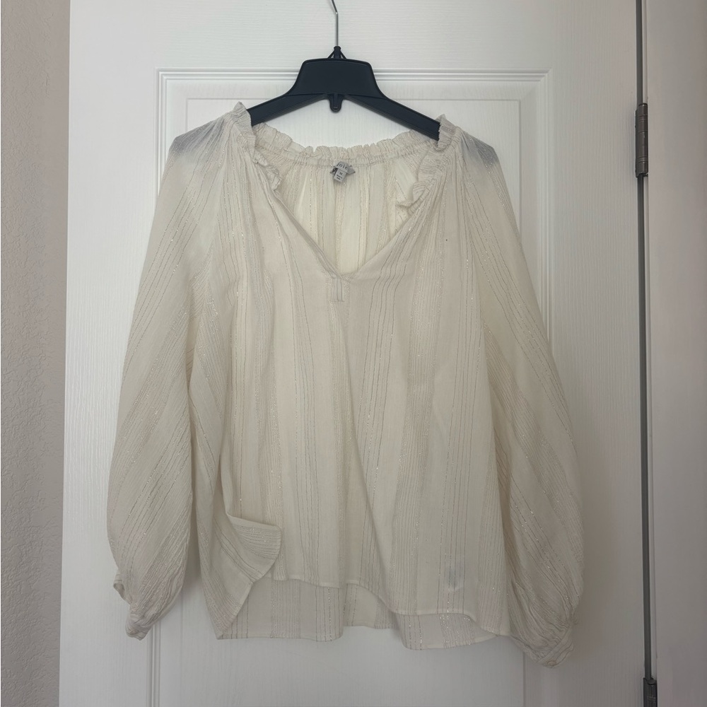 Joie long sleeve blouse size M